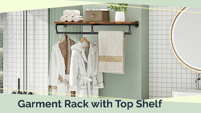 Amazon.com: CHOEZON Wall Mounted Clothes Rack, Metal Garment Rack